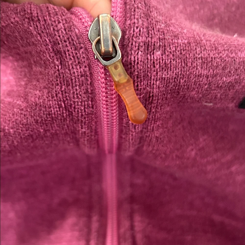 Patagonia Kids' Maroon Zip-Up Hoodie